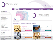 Tablet Screenshot of premierfinancialadvice.com